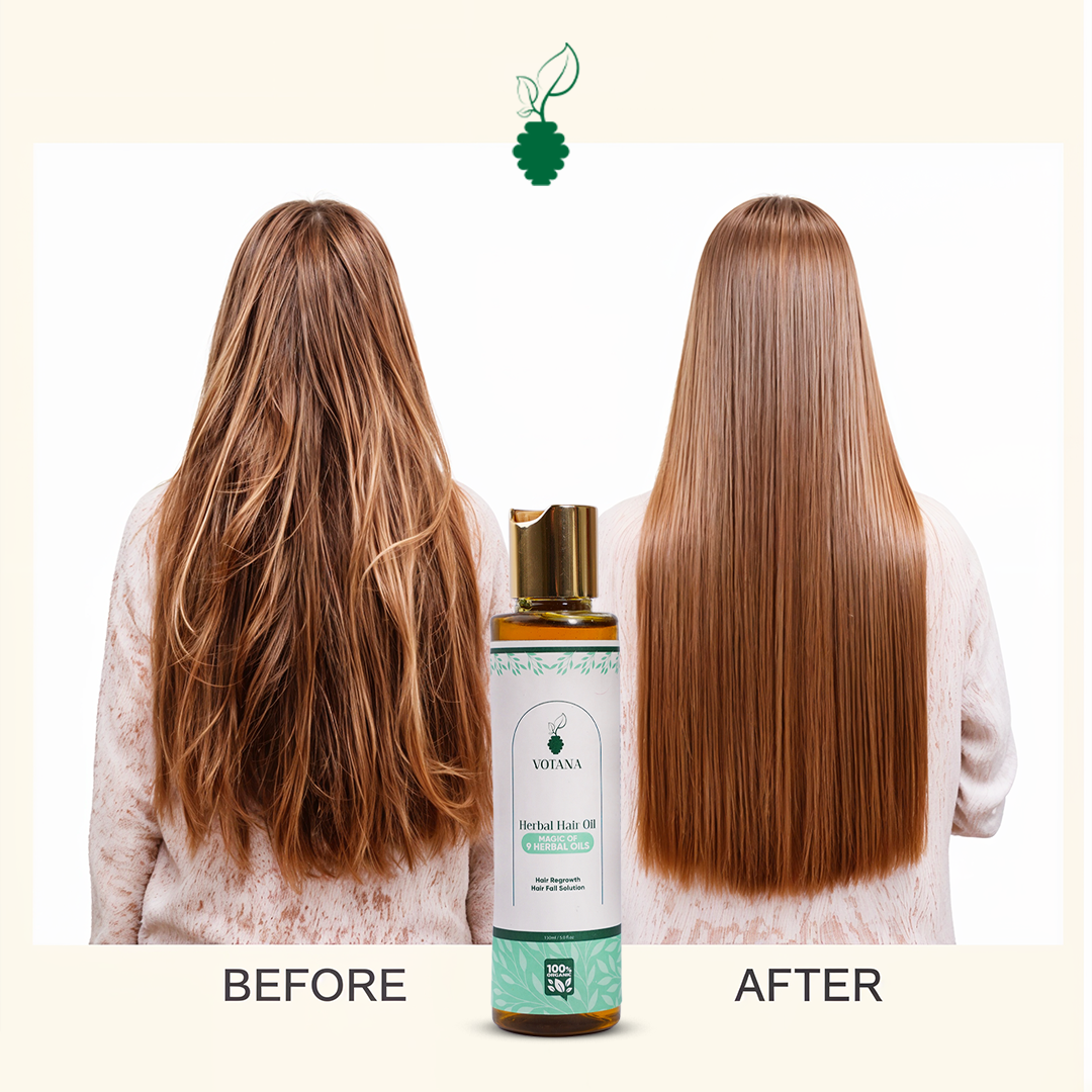 Votana Hair Oil - 100% Organic & Herbal Oil